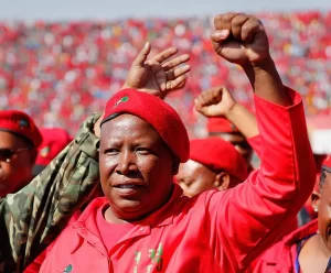 Julius Malema Chant 2023; EFF supporters during the 10th-anniversary celebrations; South African political landscape in the wake of the controversial chants.